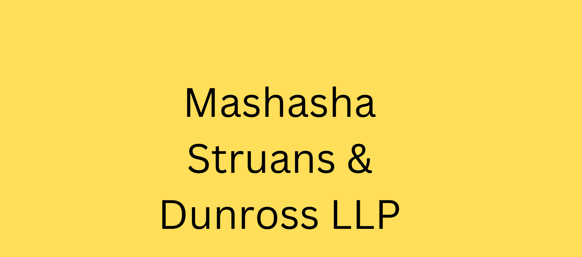 Mashasha Struans & Dunross Logo