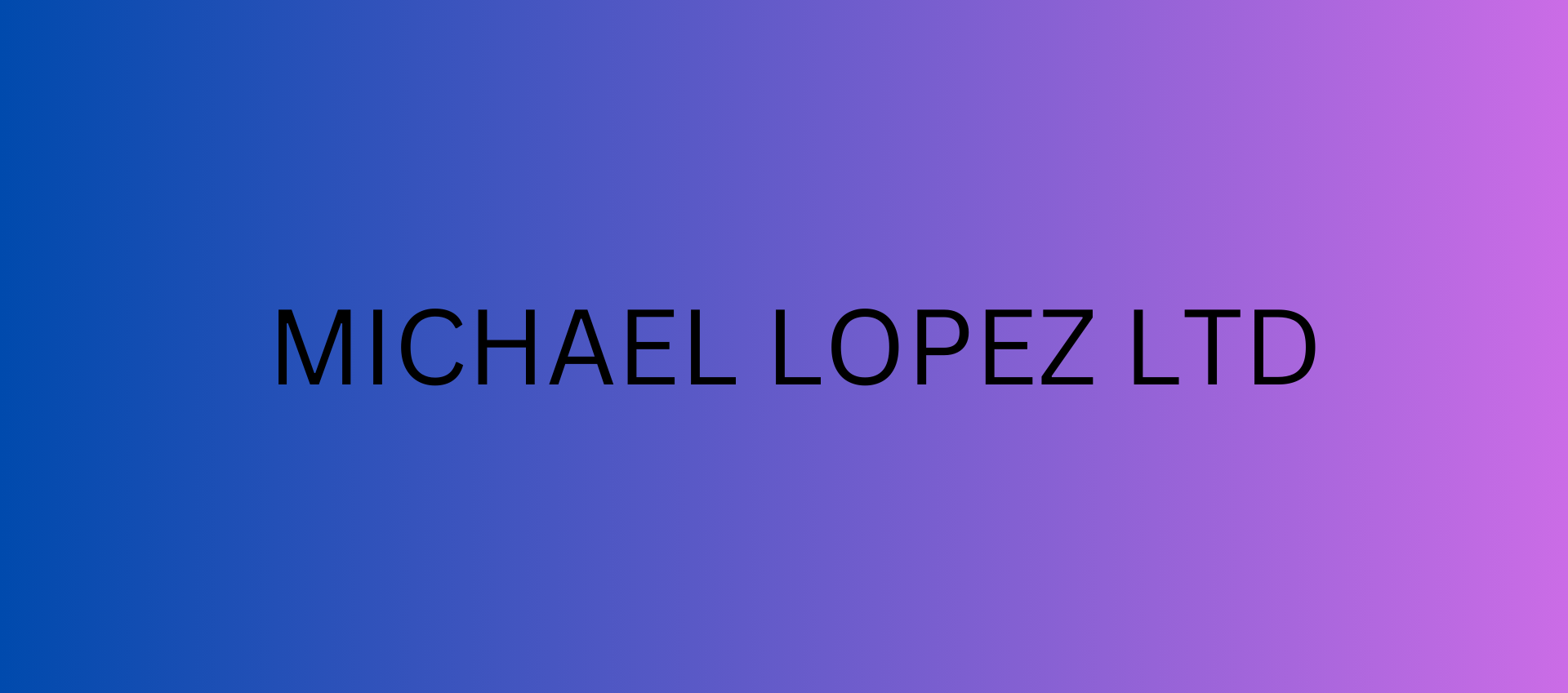 MICHAEL LOPEZ Logo
