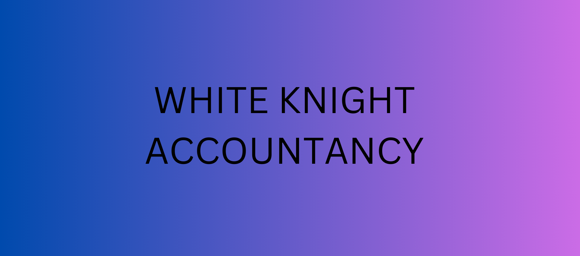 WHITE KNIGHT ACCOUNTANCY Logo